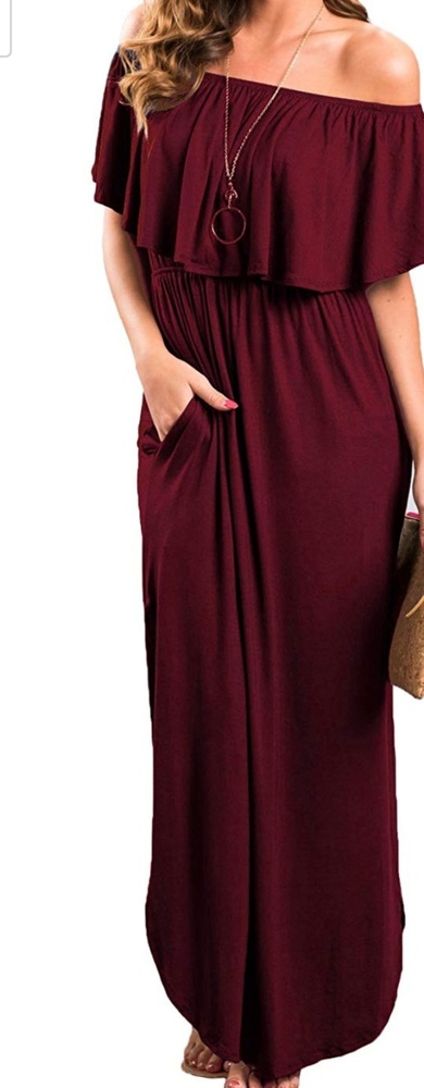 Off the Shoulder Maxi